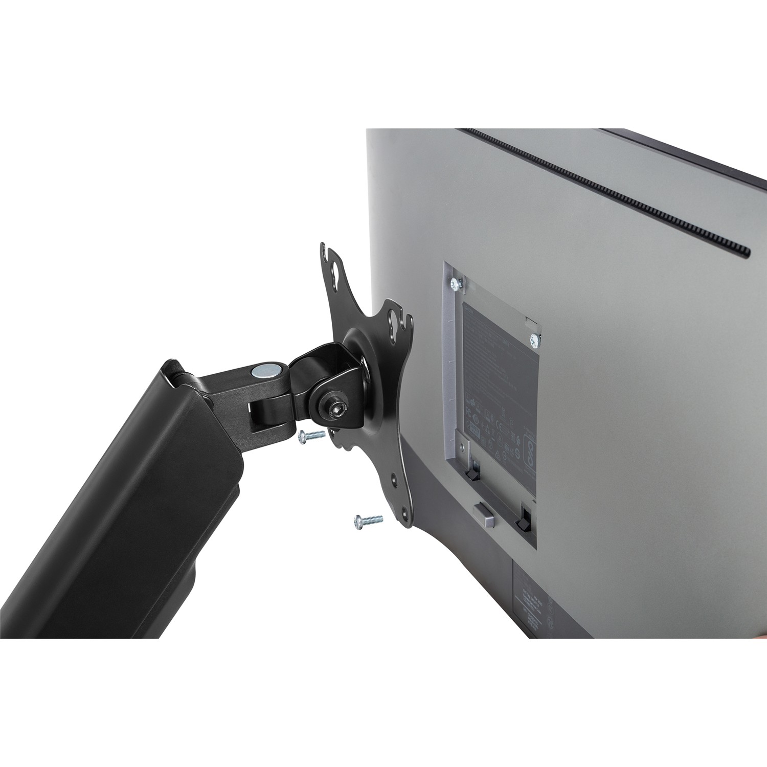 Zweites Bild vonDIGITUS Universelle Monitor-Wandhalterung mit Gasdruckfeder und Schwenkarm