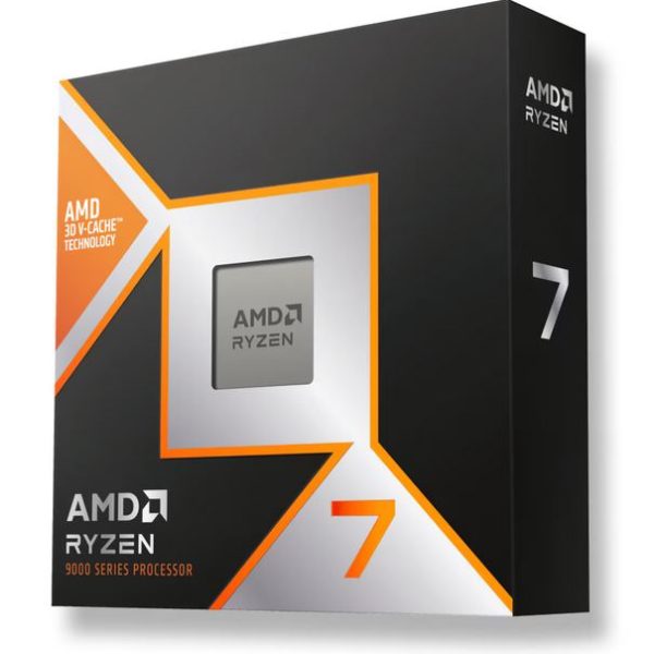 AMD Ryzen 7 9800X3D, AMD Ryzen™ 7, Sockel AM5, 4 nm, Einschub, AMD, 9800X3D