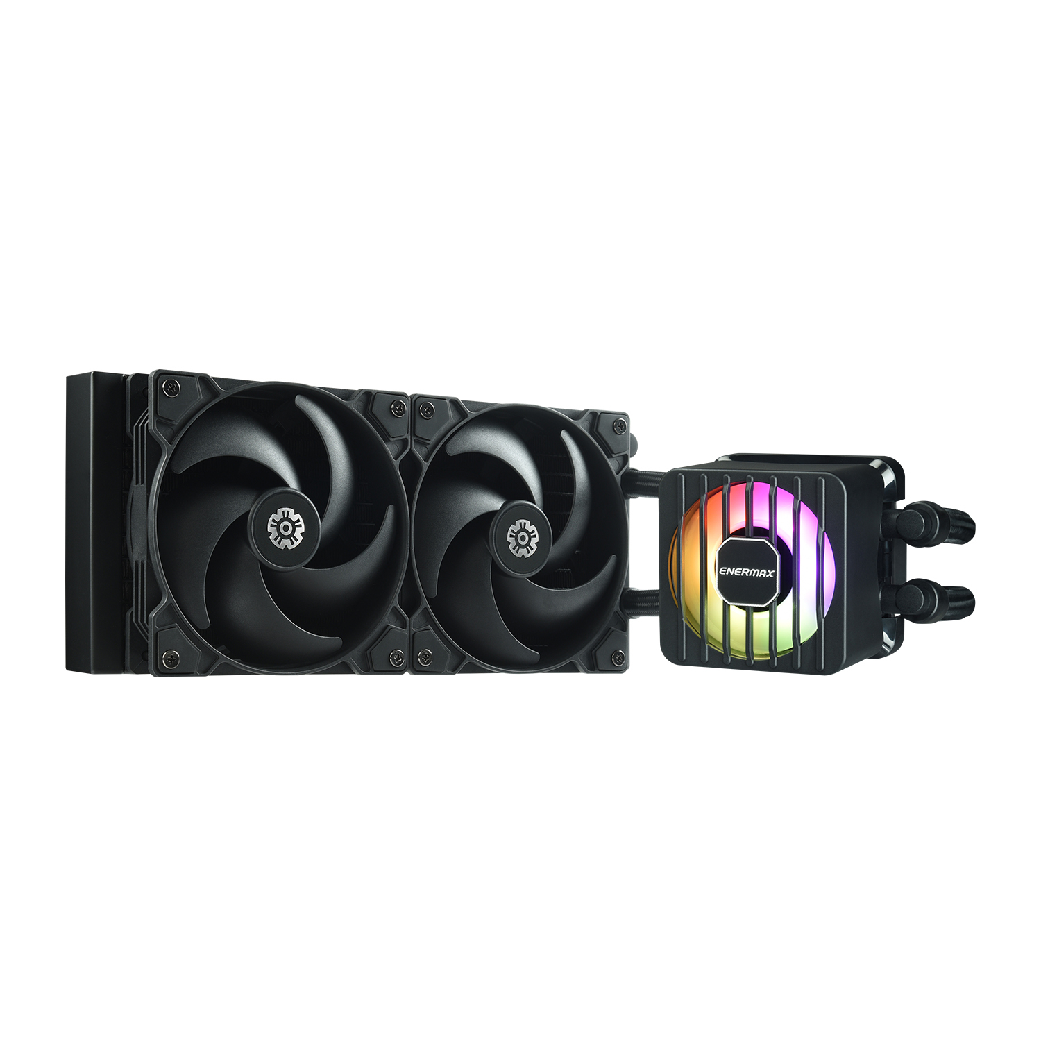 Enermax LIQMAXFLO SR, Flüssigkeitskühlung, 12 cm, 500 RPM, 1800 RPM, 58,03 cfm, Schwarz