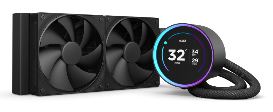 NZXT Kraken Elite 240, All-in-One-Flüssigkeitskühler, 12 cm, Schwarz