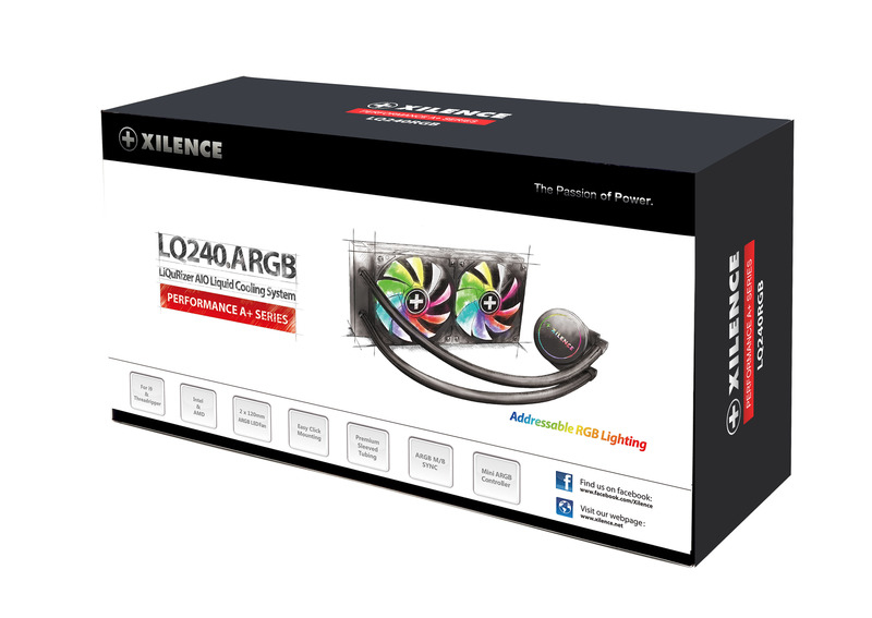 Zweites Bild vonXilence LiQuRizer LQ240RGB, All-in-One-Flüssigkeitskühler
