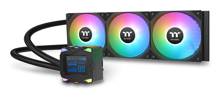 Thermaltake LA360-S ARGB, Flüssigkeitskühlung, 12 cm, 600 RPM, 2500 RPM, Schwarz