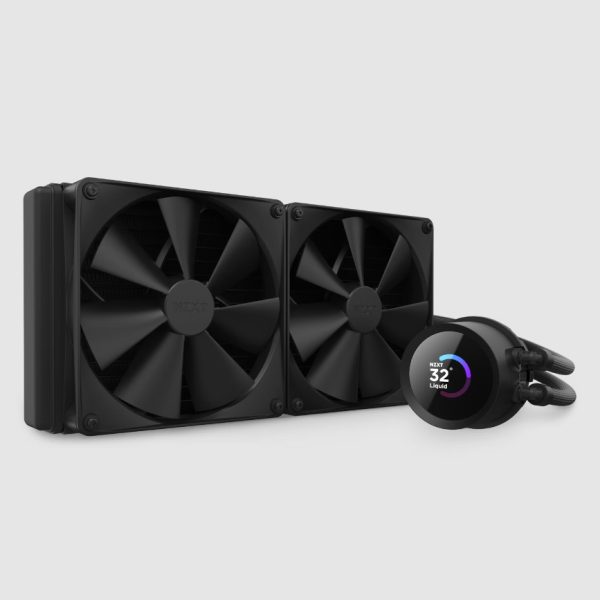 NZXT Kraken 280, All-in-One-Flüssigkeitskühler, 14 cm, 99,68 cfm, Schwarz