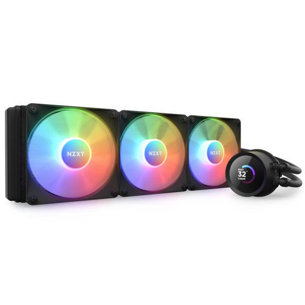 NZXT Kraken 360 RGB, All-in-One-Flüssigkeitskühler, 12 cm, Schwarz