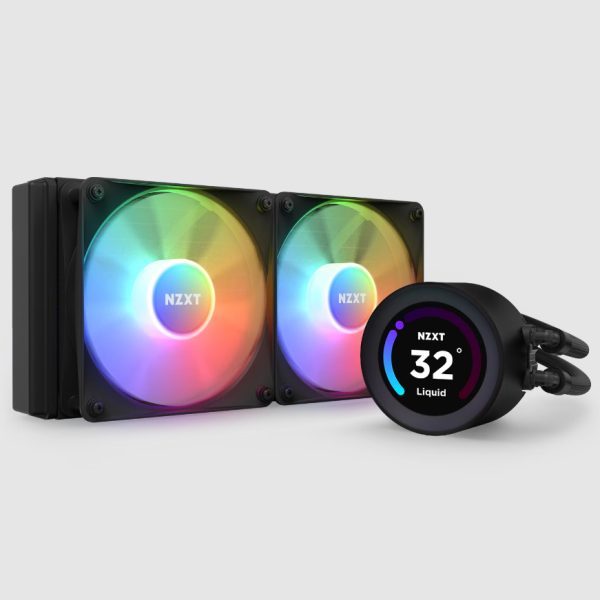 NZXT Kraken Elite 240 RGB, All-in-One-Flüssigkeitskühler, 12 cm, Schwarz