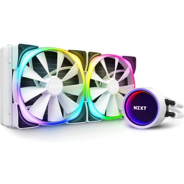 NZXT Kraken X63 RGB, All-in-One-Flüssigkeitskühler, 14 cm, 91,19 cfm, Weiß