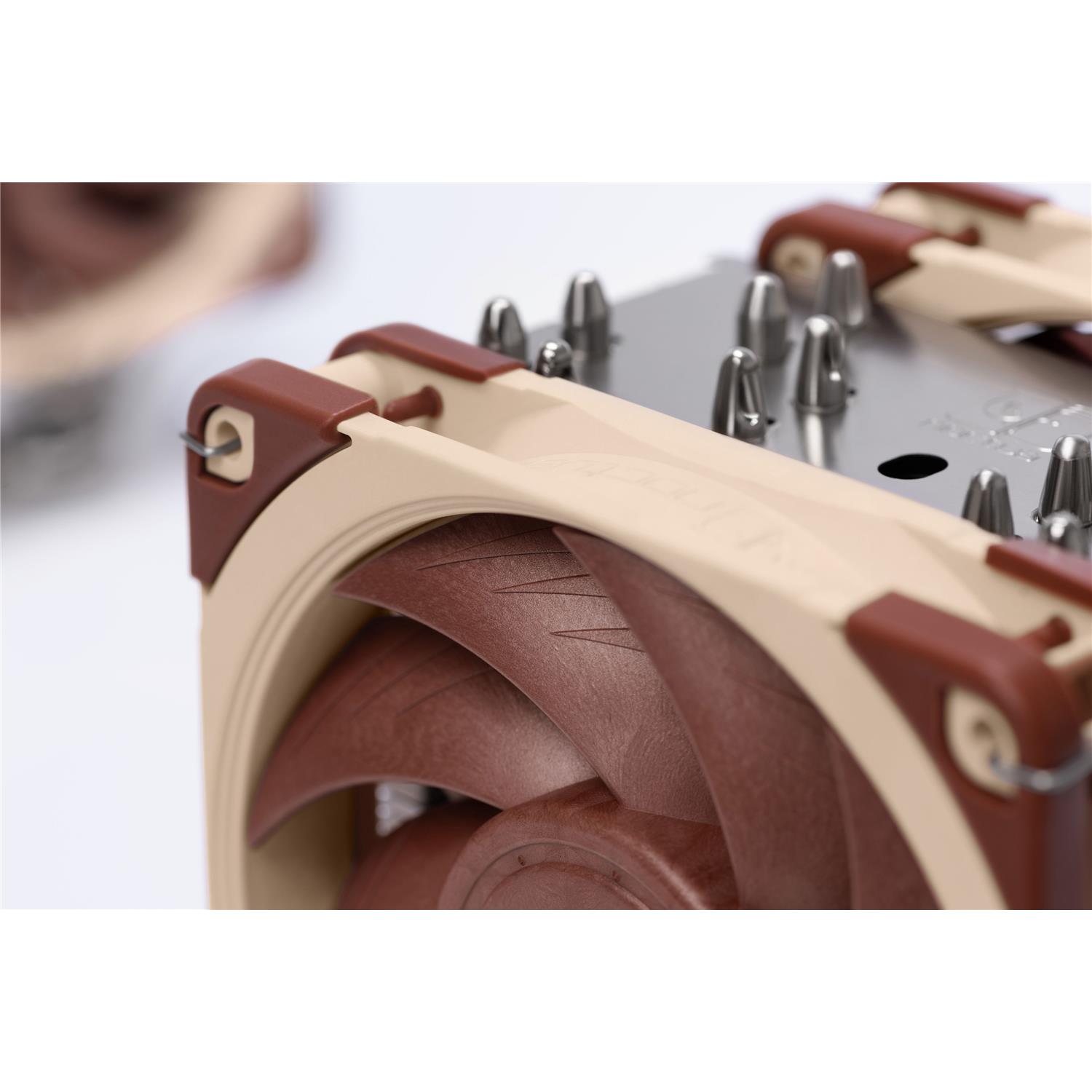 Zweites Bild vonNoctua NH-U12A, Kühler, 12 cm, 450 RPM, 2000 RPM, 102,1 m³/h, Beige, Braun, Silber
