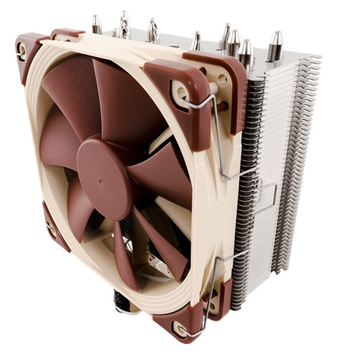 Zweites Bild vonNoctua NH-U12S, Kühler, 12 cm, 1500 RPM, 93,4 m³/h, Braun, Edelstahl
