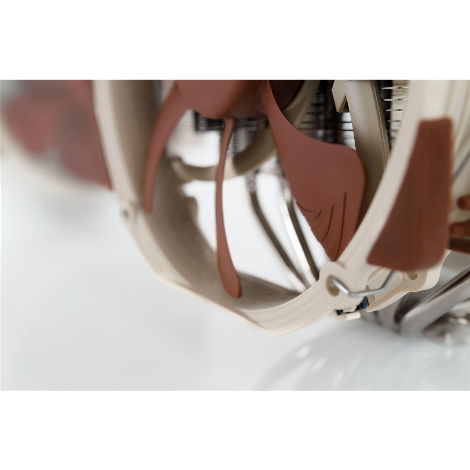 Zweites Bild vonNoctua NH-D15, Kühler, 14 cm, 300 RPM, 1500 RPM, 140,2 m³/h, Beige, Braun, Stahl