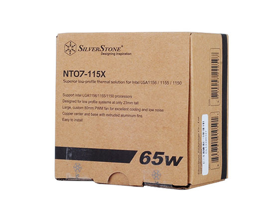 Zweites Bild vonSilverStone SST-NT07-115X, Kühler, 8 cm, 1200 RPM, 3400 RPM, 26 dB, 48 cfm