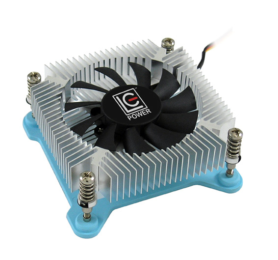 LC-Power LC-CC-65, Kühler, 6,5 cm, 1500 RPM, 3500 RPM, Blau, Silber, Weiß
