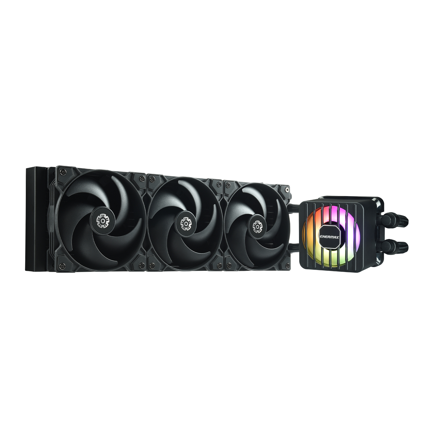 Enermax LIQMAXFLO SR, Flüssigkeitskühlung, 12 cm, 500 RPM, 1800 RPM, 58,03 cfm, Schwarz