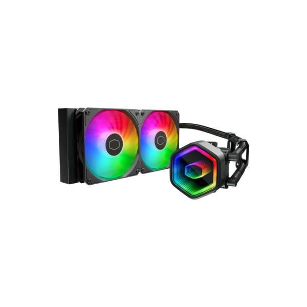 Zweites Bild vonCooler Master MasterLiquid 240 Core II, Flüssigkeitskühlung, 12 cm, 650 RPM, 1750 RPM, 30 Sone, 120 m³/h