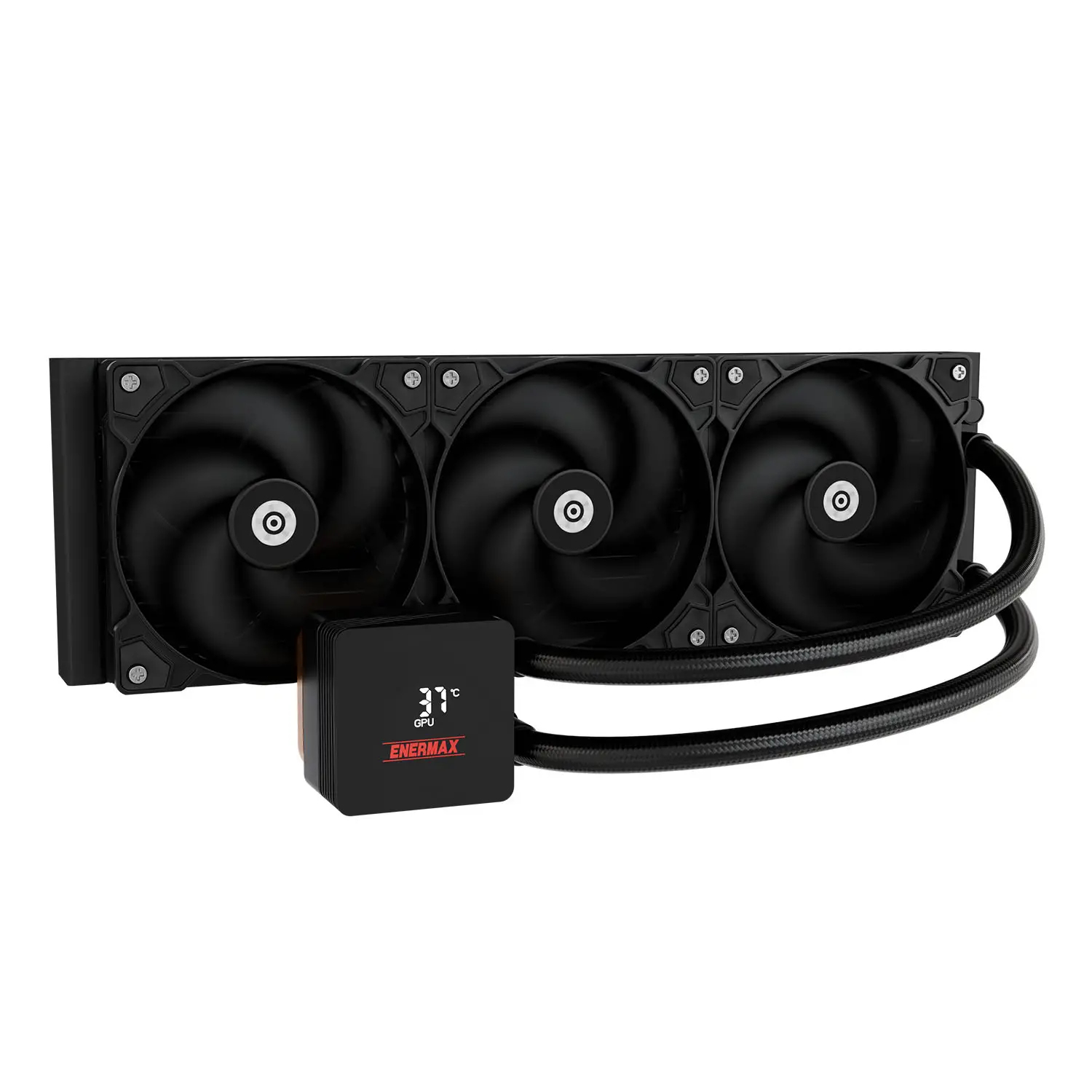 Enermax ELC-LMIV360-SF, Flüssigkeitskühlung, 12 cm, Schwarz
