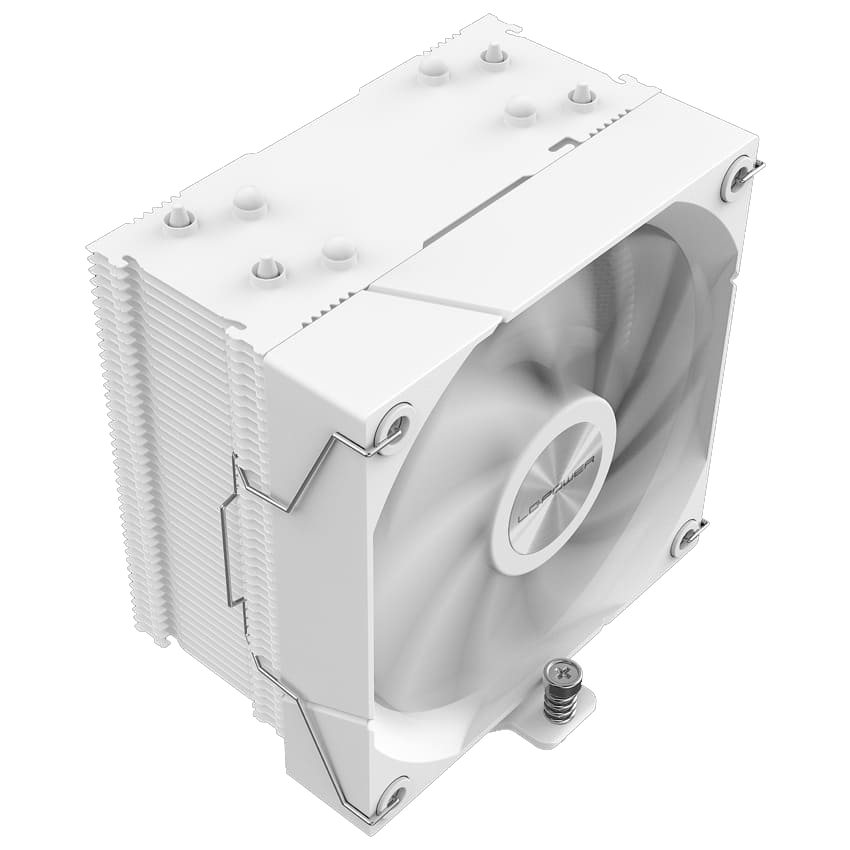 LC-Power LC-CC-120-W4, Ventilator, 12 cm, 600 RPM, 2200 RPM, Weiß