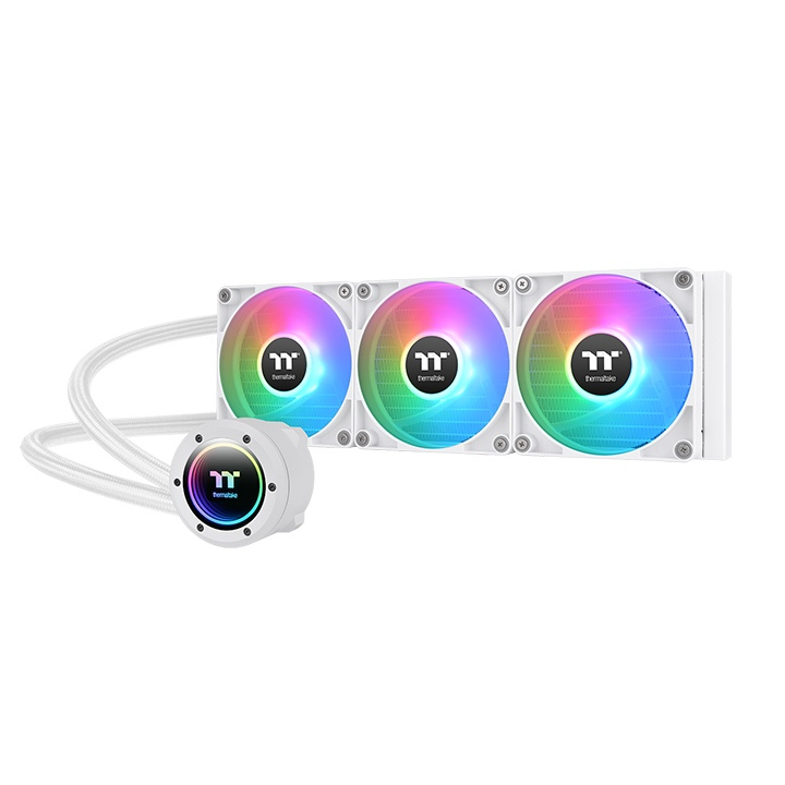 Thermaltake TH360 V2 ARGB, Flüssigkeitskühlung, 36 cm, 57,05 cfm, Weiß