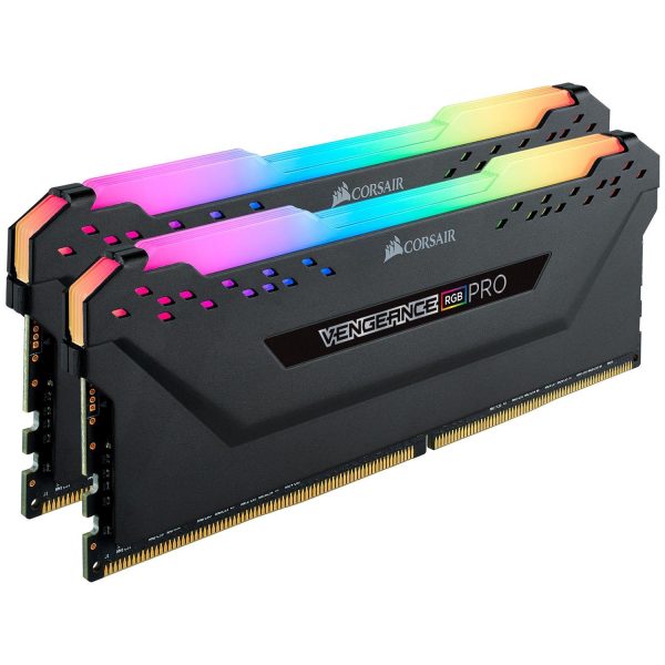 Corsair Vengeance RGB , 16 GB, 2 x 8 GB, DDR4, 3200 MHz, 288-pin DIMM, Schwarz