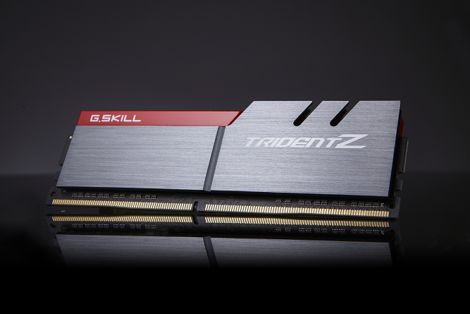 Zweites Bild vonG.Skill 16GB DDR4, 16 GB, 2 x 8 GB, DDR4, 3200 MHz, Grau, Schwarz, Rot