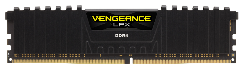 Corsair Vengeance LPX, 16 GB, 2 x 8 GB, DDR4, 2666 MHz, 288-pin DIMM