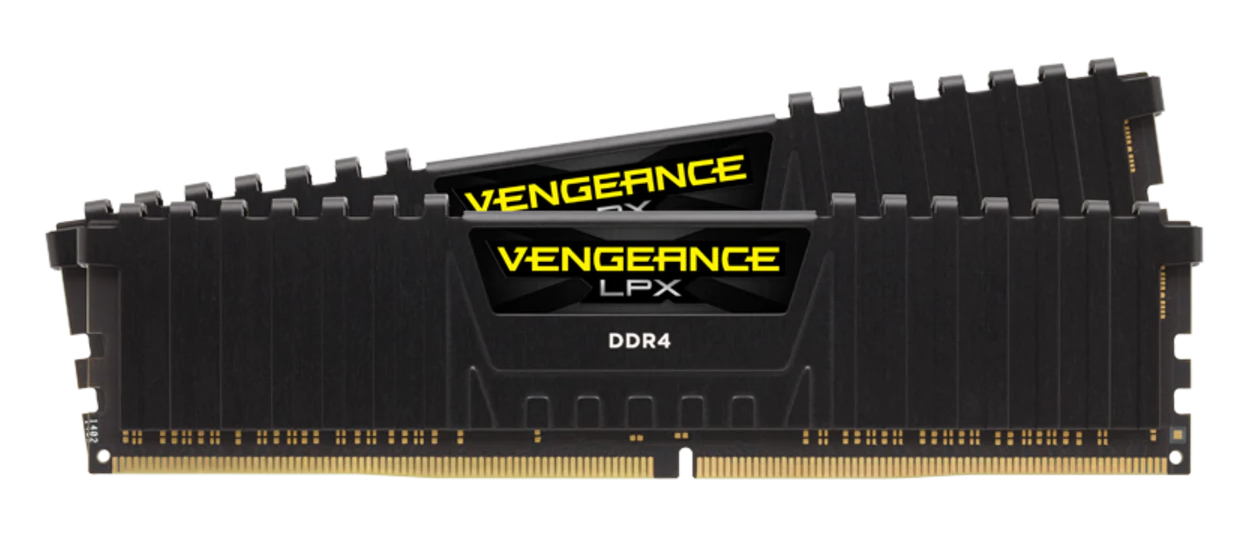 Corsair Vengeance LPX , 64 GB, 2 x 32 GB, DDR4, 3200 MHz, 288-pin DIMM, Schwarz