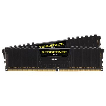 Corsair Vengeance LPX , 16 GB, 2 x 8 GB, DDR4, 3200 MHz, 288-pin DIMM, Schwarz