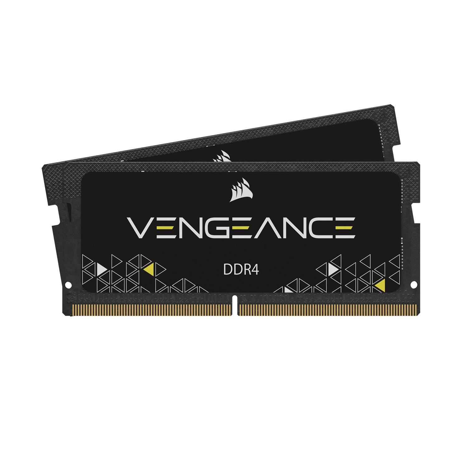 Corsair Vegeance 16GB DDR4-2666, 16 GB, 2 x 8 GB, DDR4, 2666 MHz, 260-pin SO-DIMM, Schwarz