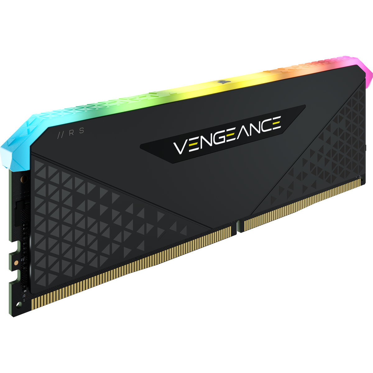 Zweites Bild vonCorsair Vengeance RGB CMG16GX4M1D3600C18, 16 GB, 1 x 16 GB, DDR4, 3600 MHz, 288-pin DIMM, Schwarz