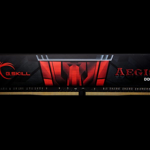 Zweites Bild vonG.Skill Aegis F4-3000C16D-16GISB, 16 GB, 2 x 8 GB, DDR4, 3000 MHz, 288-pin DIMM, Schwarz