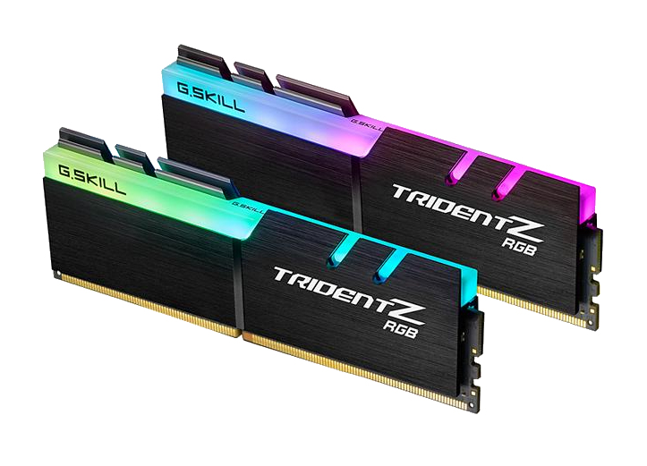G.Skill Trident Z RGB F4-3200C16D-16GTZR, 16 GB, 2 x 8 GB, DDR4, 3200 MHz, 288-pin DIMM, Schwarz
