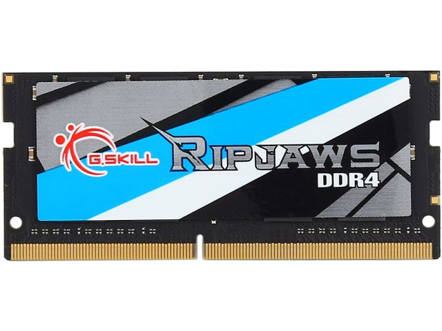 G.Skill Ripjaws F4-2400C16S-8GRS, 8 GB, 1 x 8 GB, DDR4, 2400 MHz, 260-pin SO-DIMM
