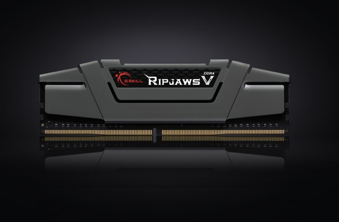 Zweites Bild vonG.Skill Ripjaws V, 16 GB, 2 x 8 GB, DDR4, 3200 MHz, 288-pin DIMM, Schwarz