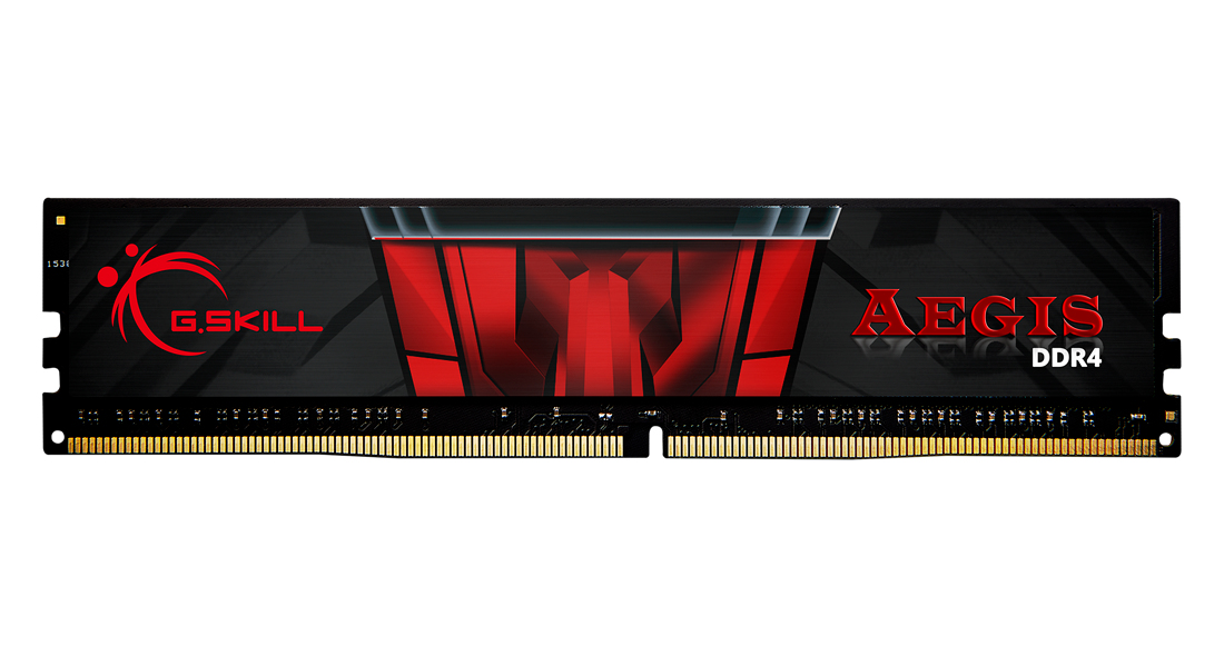 Zweites Bild vonG.Skill Aegis F4-3200C16S-8GIS, 8 GB, 1 x 8 GB, DDR4, 3200 MHz, 288-pin DIMM