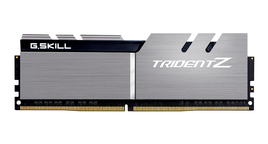 Zweites Bild vonG.Skill 32GB DDR4-3200, 32 GB, 2 x 16 GB, DDR4, 3200 MHz, 288-pin DIMM, Schwarz, Gold, Silber