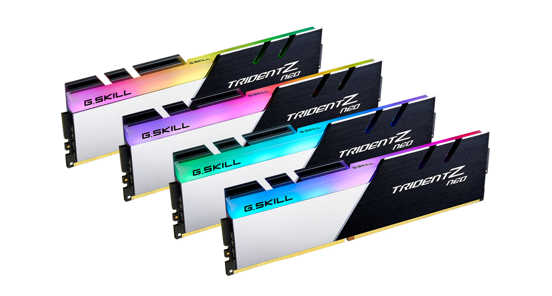 Zweites Bild vonG.Skill Trident Z Neo F4-3600C18Q-128GTZN, 128 GB, 4 x 32 GB, DDR4, 3600 MHz