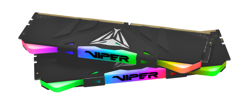Zweites Bild vonPATRIOT Memory Viper Steel PVSR416G320C6K, 16 GB, 2 x 8 GB, DDR4, 3200 MHz, 288-pin DIMM