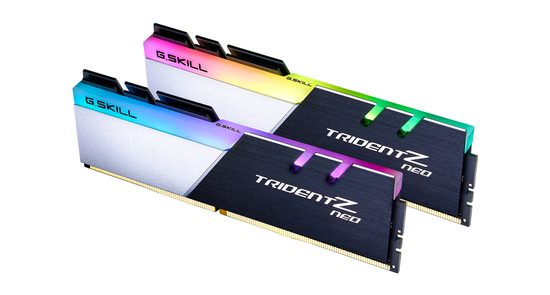 G.Skill Trident Z Neo F4-3200C16D-64GTZN, 64 GB, DDR4, 3200 MHz, 288-pin DIMM