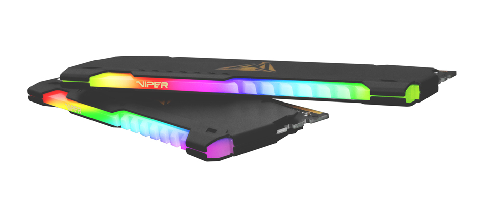 Zweites Bild vonPATRIOT Memory Viper Steel PVSR432G320C8K, 32 GB, 2 x 16 GB, DDR4, 3200 MHz, 288-pin DIMM