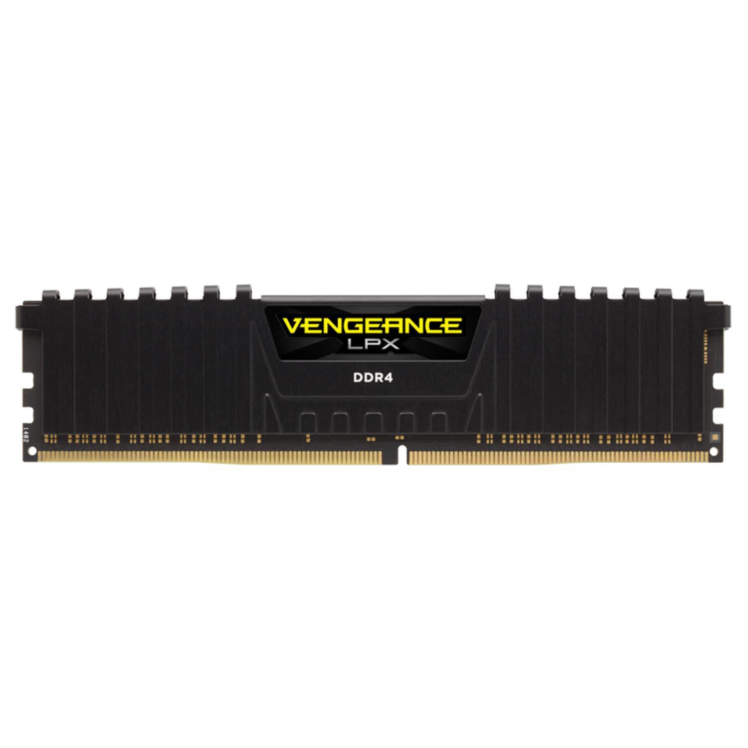 Zweites Bild vonCorsair Vengeance LPX , 16 GB, 2 x 8 GB, DDR4, 3200 MHz, 288-pin DIMM, Schwarz