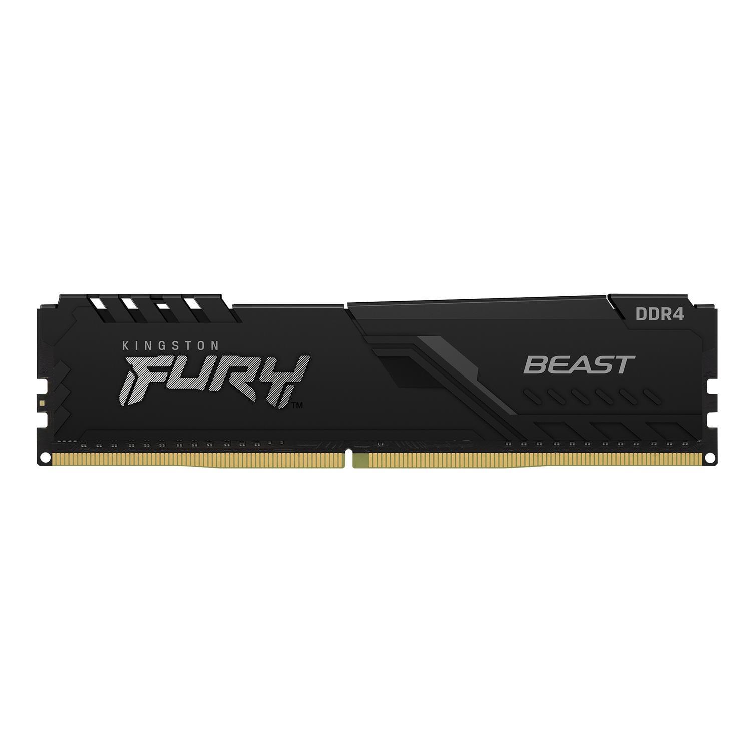 Kingston FURY Beast 32GB 3600MT/s DDR4 CL18 DIMM Black, 32 GB, 1 x 32 GB, DDR4, 288-pin DIMM