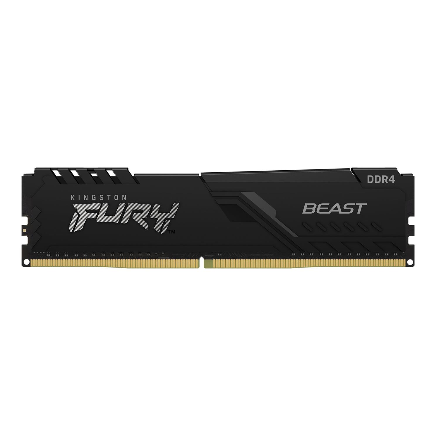 Kingston FURY Beast 32GB 3200MT/s DDR4 CL16 DIMM Black, 32 GB, 1 x 32 GB, DDR4, 288-pin DIMM