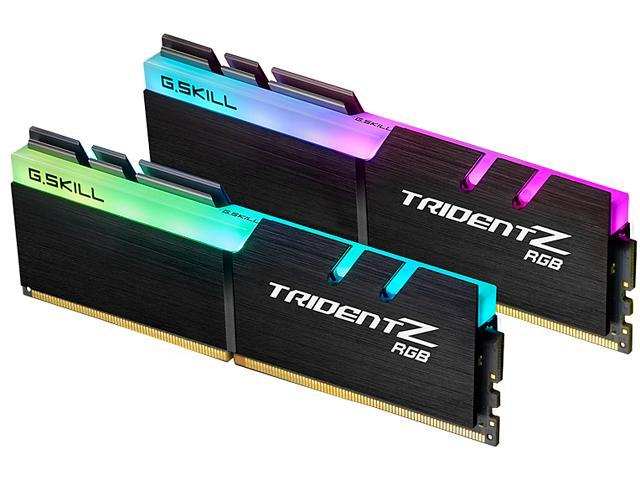 G.Skill Trident Z RGB (For AMD) F4-3200C16D-32GTZRX, 32 GB, 2 x 16 GB, DDR4, 3200 MHz, 288-pin DIMM