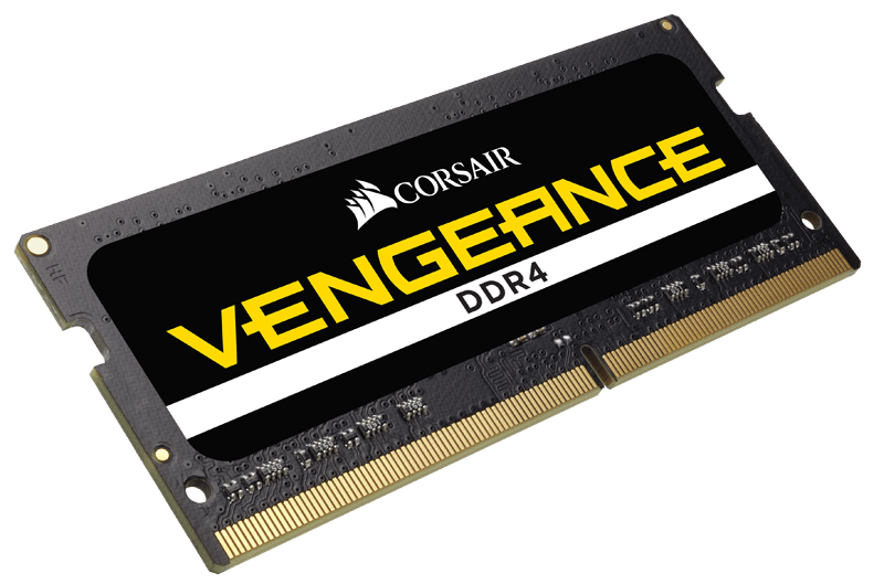 Corsair Vengeance 8GB DDR4 SODIMM 2400MHz, 8 GB, 1 x 8 GB, DDR4, 2400 MHz, 260-pin SO-DIMM, Schwarz