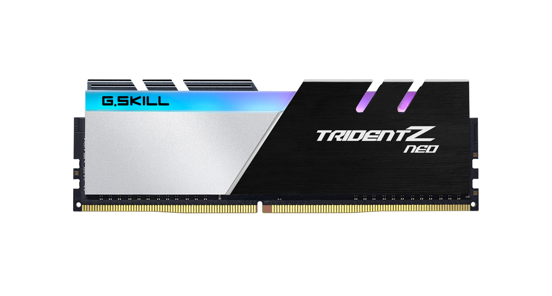 G.Skill Trident Z Neo F4-4000C18D-32GTZN, 32 GB, 2 x 16 GB, DDR4, 4000 MHz, 288-pin DIMM