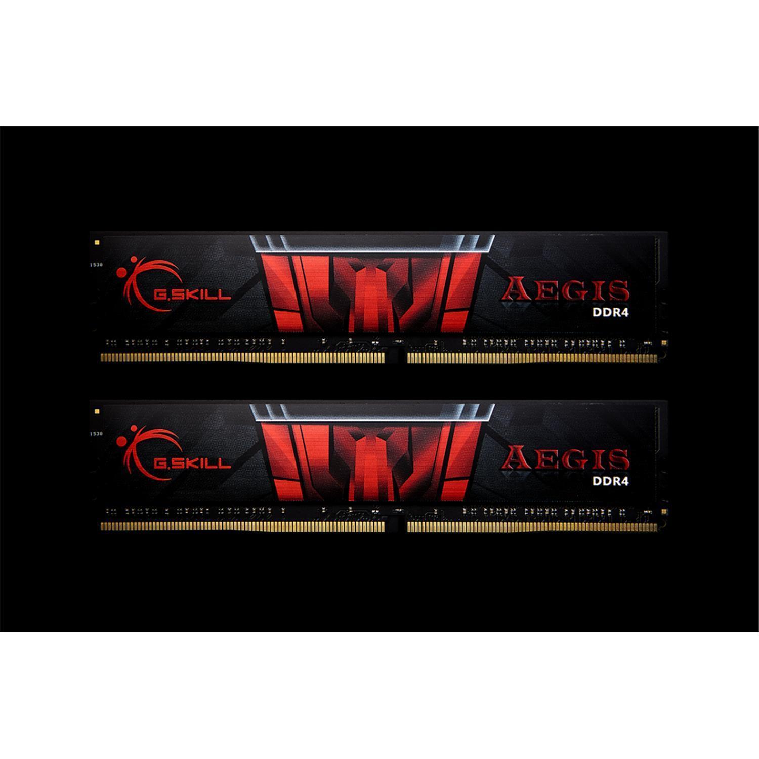 Zweites Bild vonG.Skill Aegis DDR4, 16 GB, 2 x 8 GB, DDR4, 2666 MHz, 288-pin DIMM