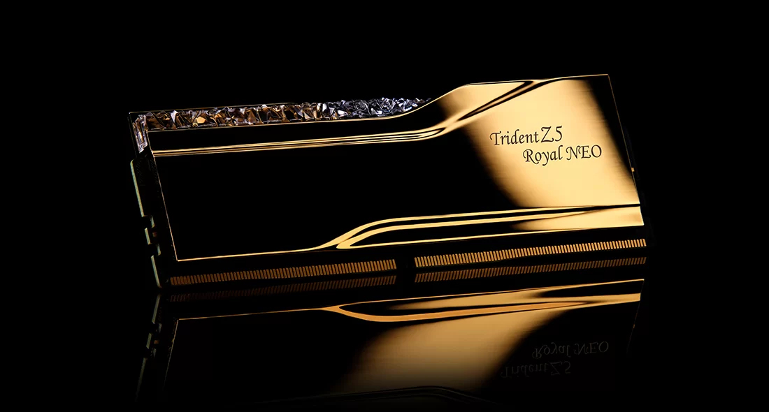 Zweites Bild vonG.Skill Trident Z5 Royal Neo F5-8000J3848H16GX2-TR5NG, 32 GB, 2 x 16 GB, DDR5