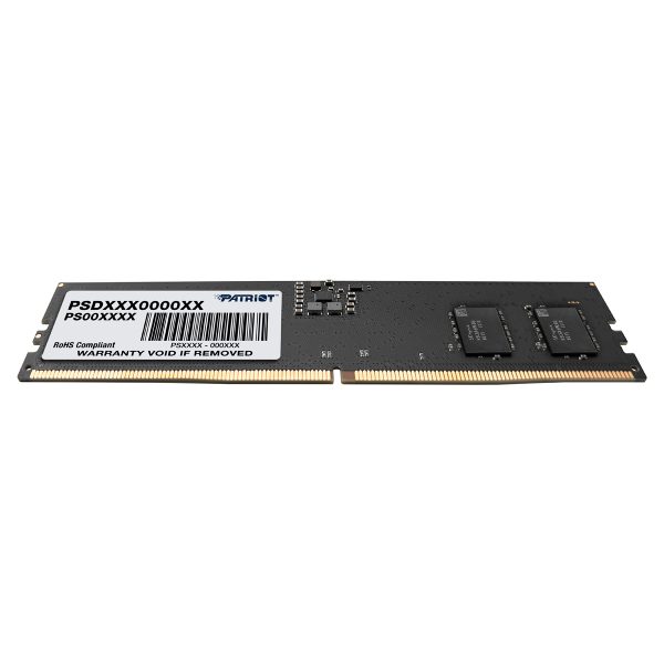 Zweites Bild vonPATRIOT Memory Signature PSD516G480081, 16 GB, 1 x 16 GB, DDR5, 4800 MHz, 288-pin DIMM
