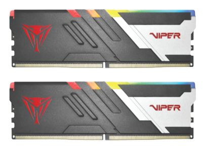 PATRIOT Memory Viper Venom , 64 GB, 2 x 32 GB, DDR5, 288-pin DIMM, Schwarz, Weiß