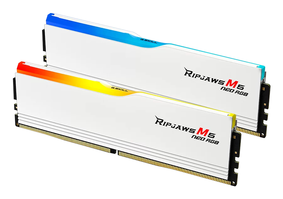 G.Skill Ripjaws M5 RGB F5-6000J3648D16GX2-RM5NRW, 32 GB, 2 x 16 GB, DDR5, 288-pin DIMM