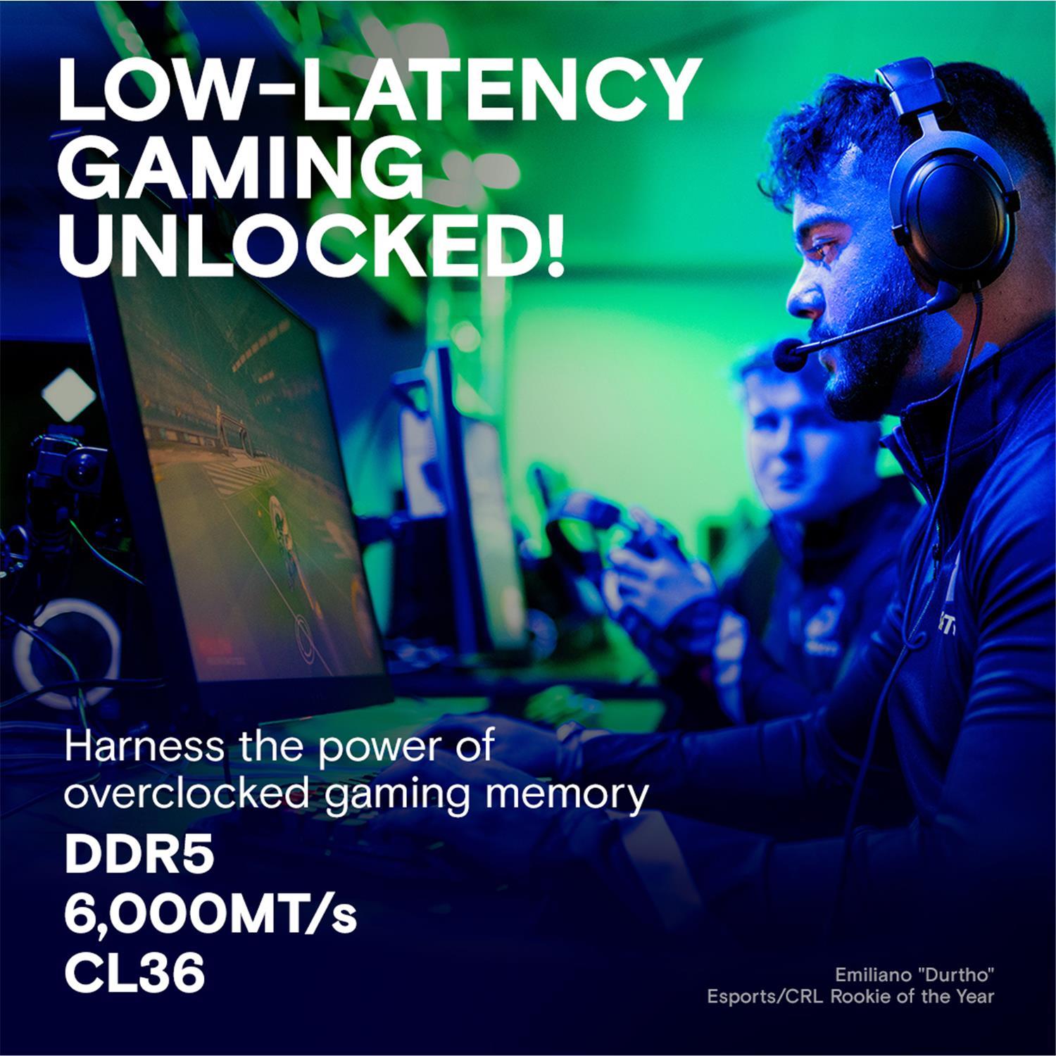 Zweites Bild vonCrucial Pro CP2K16G60C36U5W, 32 GB, 2 x 16 GB, DDR5, 6000 MHz, 288-pin DIMM