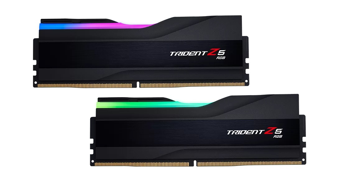 Zweites Bild vonG.Skill Trident Z5 RGB F5-6400J3239F48GX2-TZ5RK, 96 GB, 2 x 48 GB, DDR5, 6400 MHz